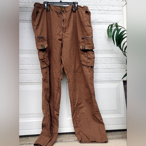 Boulder CREEK Big And Tall Men's Casual Tan Cargo Pants 46x38 - Picture 1 of 8